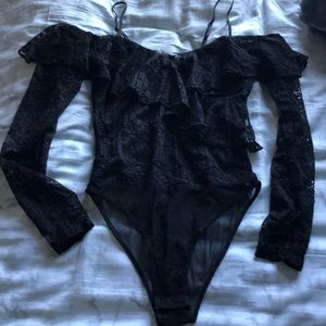 Charlotte Russe lace bodysuit